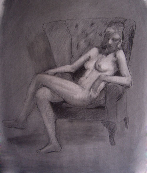 Nude in Charcoal 