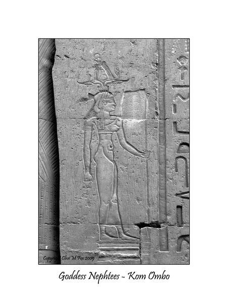 Goddess Nephtees - Temple of Sobek