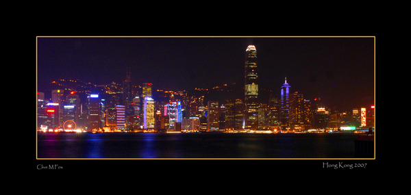 Hong Kong at night