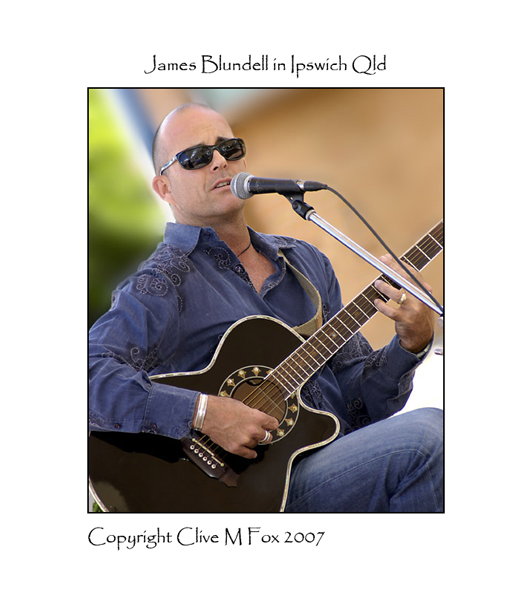 James Blundell Performs in d'Arcy Doyle Place Ipswich