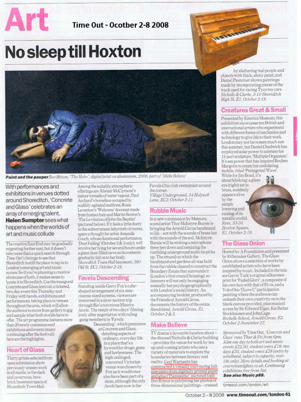 Time Out Article 2008.