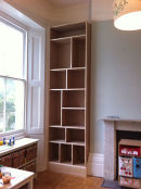 Large Shelving Unit in Play Room