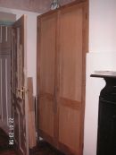 Oak panelled cabinet 