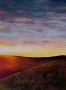 SUMMER SUNSET OVER DOWNS (sold)