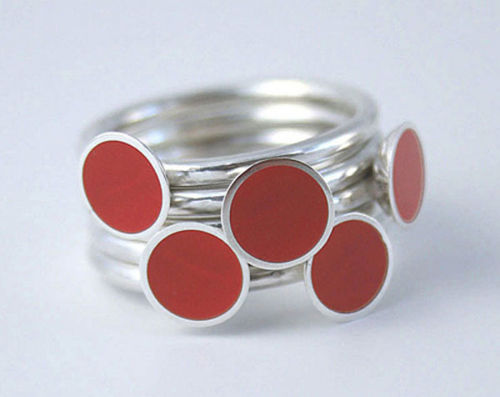 Red Resin Rings