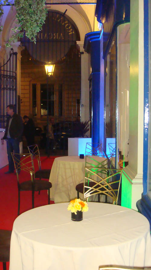 Arcade outside space