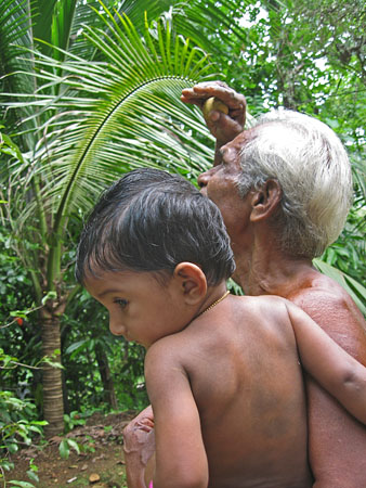 Farmer with Son