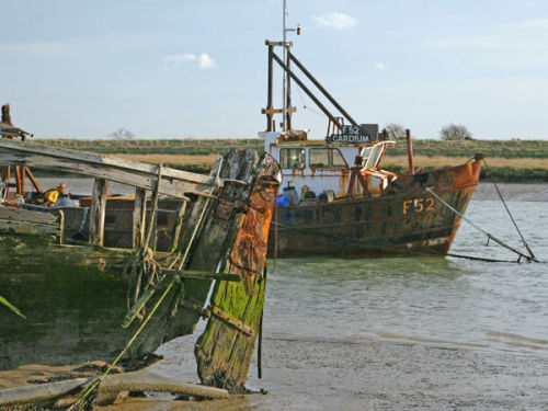 Hulks Faversham Creek