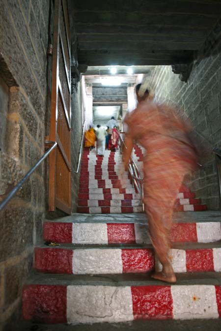 Rock fort steps