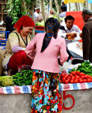 Vegetable seller