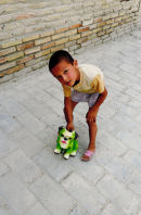 Boy with dog