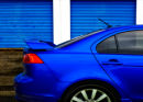 Blue car