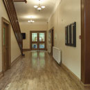 refurbished main access corridor