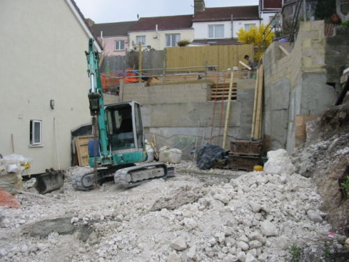Excavating the plot ready for New Build.
Brighton area image 2.