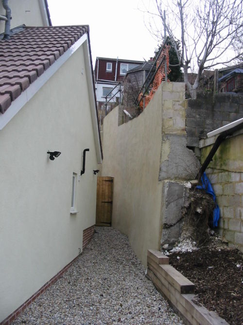 Showing part of the retaining wall, that was part of the works done in preparation for Build.
Brighton area Image 3.