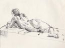 Reclining nude-Female.