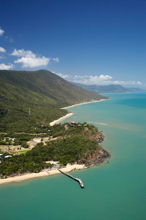 Palm Cove, Cairns, North Queensland, Australia - aerial 