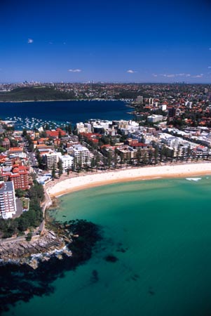 Manly Beach, Sydney, Australia - aerial #ASdA044