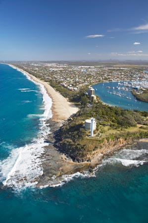 Point Cartwright, Mooloolaba, Sunshine Coast, Queensland, Australia - aerial