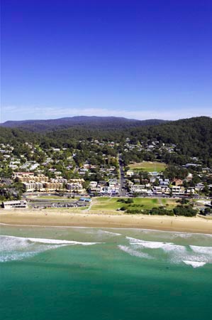 Lorne, Great Ocean Road, Victoria, Australia - aerial 
