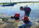 Red Bouys Rock 64cm x 44cm