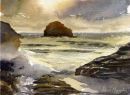 Sunset Trebarwith Strand