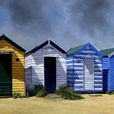 Beach Huts on the Denes, Southwold