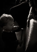 cormac playing bodhran