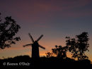 Skerries Mills at sunset