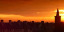 Dawn over the roof tops