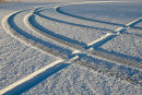 Tracks on the snow