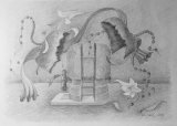 STRESS HEAD (DRAWING) 760mm x 560mm pencil on watercolour paper FOR SALE �50 plus �5 delivery on UK Mainland
