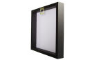 14"x14" box frame with black wooden frame - back