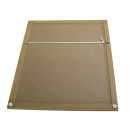 Oak frame - back, ready to hang and with wall protector felt pads