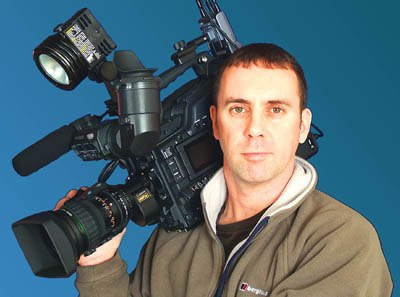 John Spang, freelance cameraman