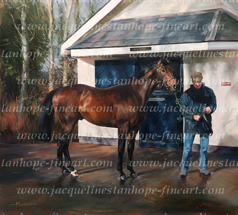 MONTJEU - a Limited Edition Print by Jacqueline Stanhope 