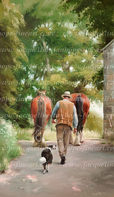 HOMECOMING - a Limited Edition Print by Jacqueline Stanhope.