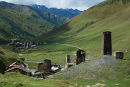 The village of Ushguli, Svaneti, Georgia