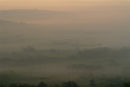 Peak District, early morning mist, Castleton