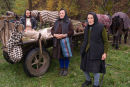 Three women at the market, Podu Slatiori, Maramures, Romania
