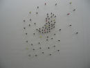 Aerial View of Two Group of People (close up)