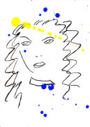 Drawing 50, original painting, oil on primed paper, £150