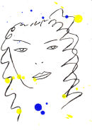 Drawing 52, original painting, oil on primed paper, £150