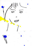 Drawing 54, original painting, oil on primed paper, £150