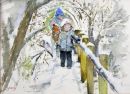CROSSING THE WEYBROOK, WINTER 2010