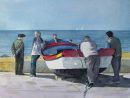 Waiting for the Tide, 25x35 cms

