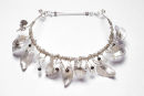 Shoofly tiara/neckpiece with freshwater pearls