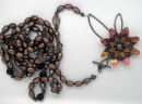 Long Lily - peacock pearls