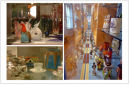 Decorative pottery and glassware