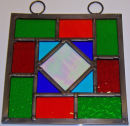 Diamond window hanging by Mark Knowles
